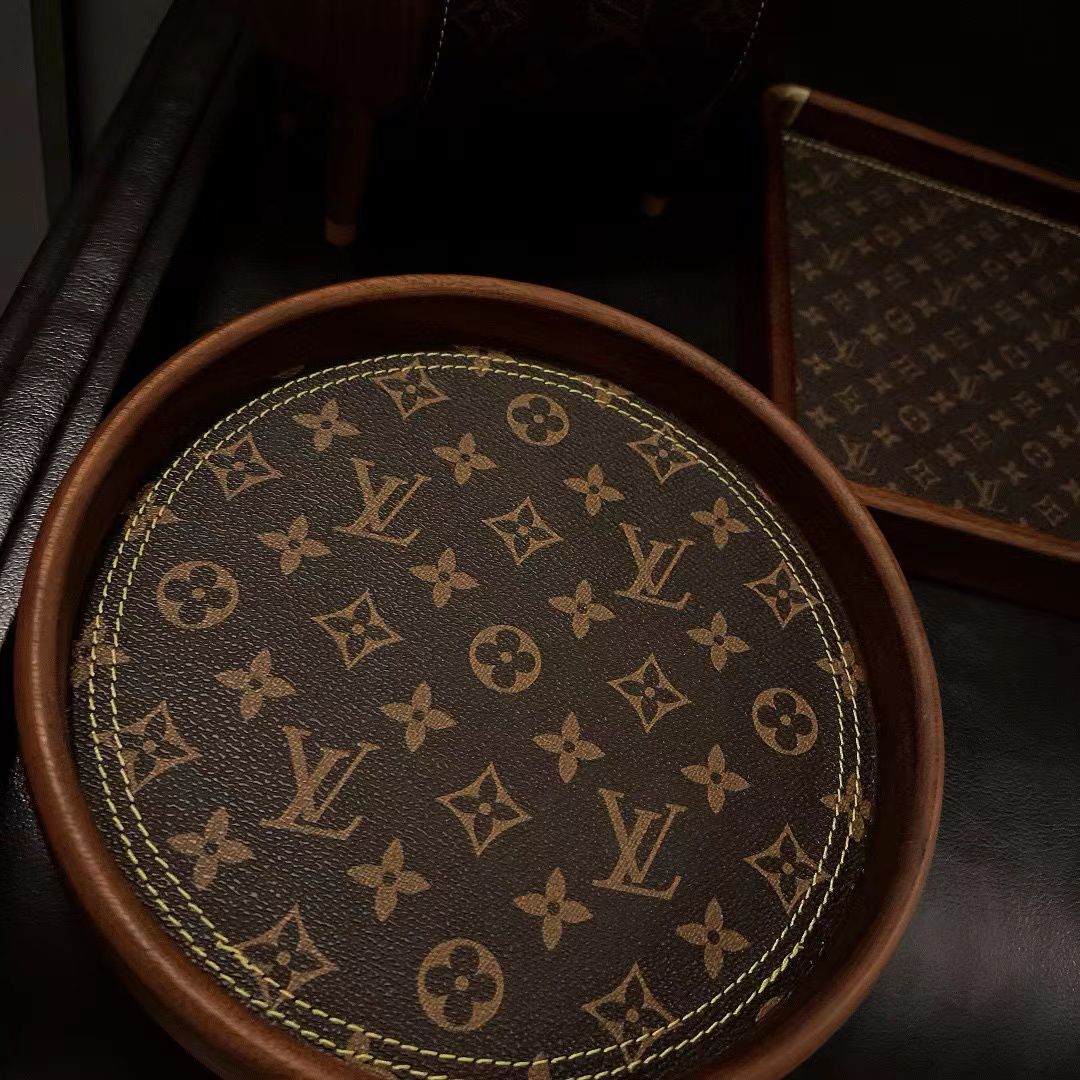 Louis Vuitton LV small rounded tray